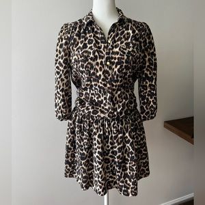Juicy Couture Leopard silk dress